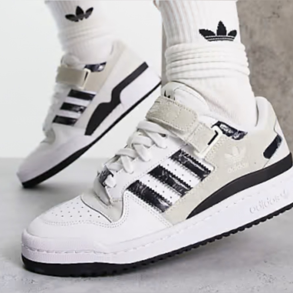 Adidas Forum Low Men's Shoes Cloud White/Core Black fy7757 Size 8